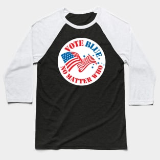 Vote Blue Baseball T-Shirt